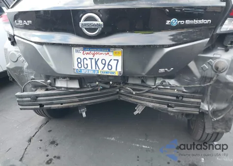 2018 Nissan Leaf Sv from USA, damaged, VIN 1N4AZ1CP0JC304458